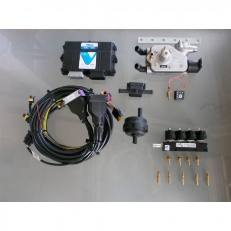 VENDO PLUS EOBD-OBDII MADE IN ITALY INJECTOR RAIL BLACK (3 oms) 3-4 CYLINDER