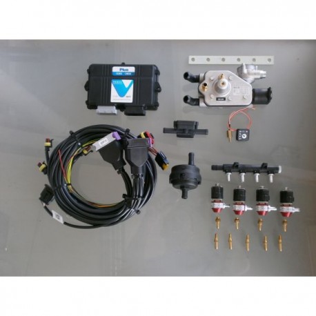VENDO PLUS EOBD-OBDII MADE IN ITALY INJECTOR RAIL BLACK METIS (3 oms) 3-4 CYLINDER