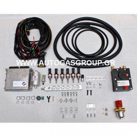 BRC PLUG AND DRIVE PRICE 500.00€ 6 CYLINDER-YELLOW INJECTOR GENIUS MAX 252/KW